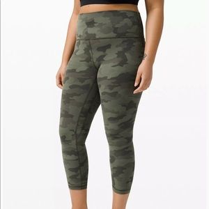 lululemon Align II 25 Green Camo 6